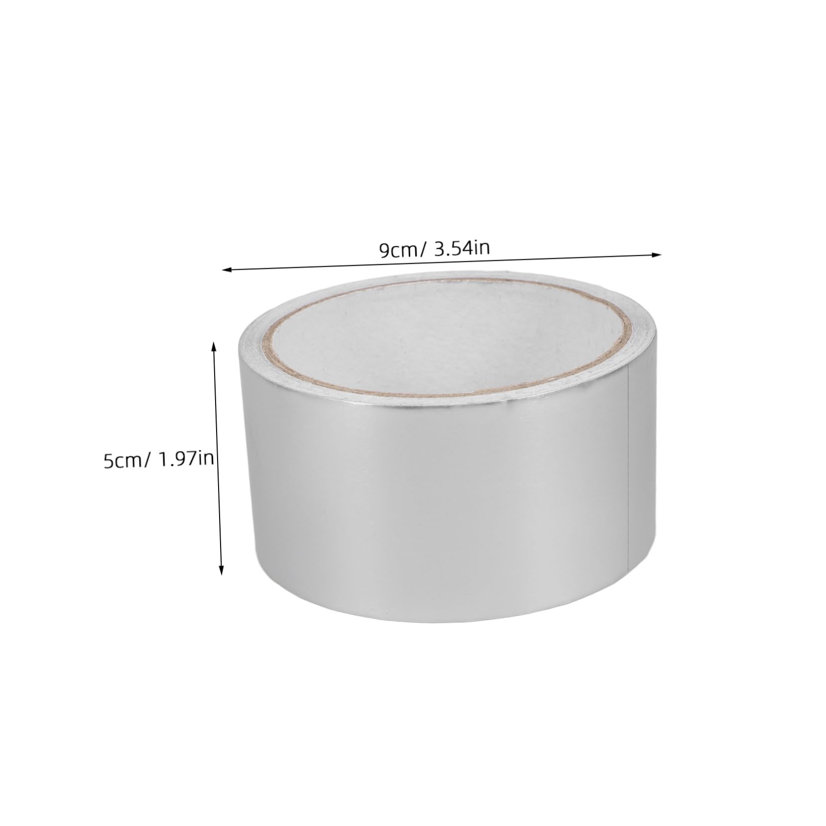 ERINGOGO Non-Slip Metal Tape Adhesive Backing Wide Caulking Tape for Kitchen Bathroom Sealant Strip