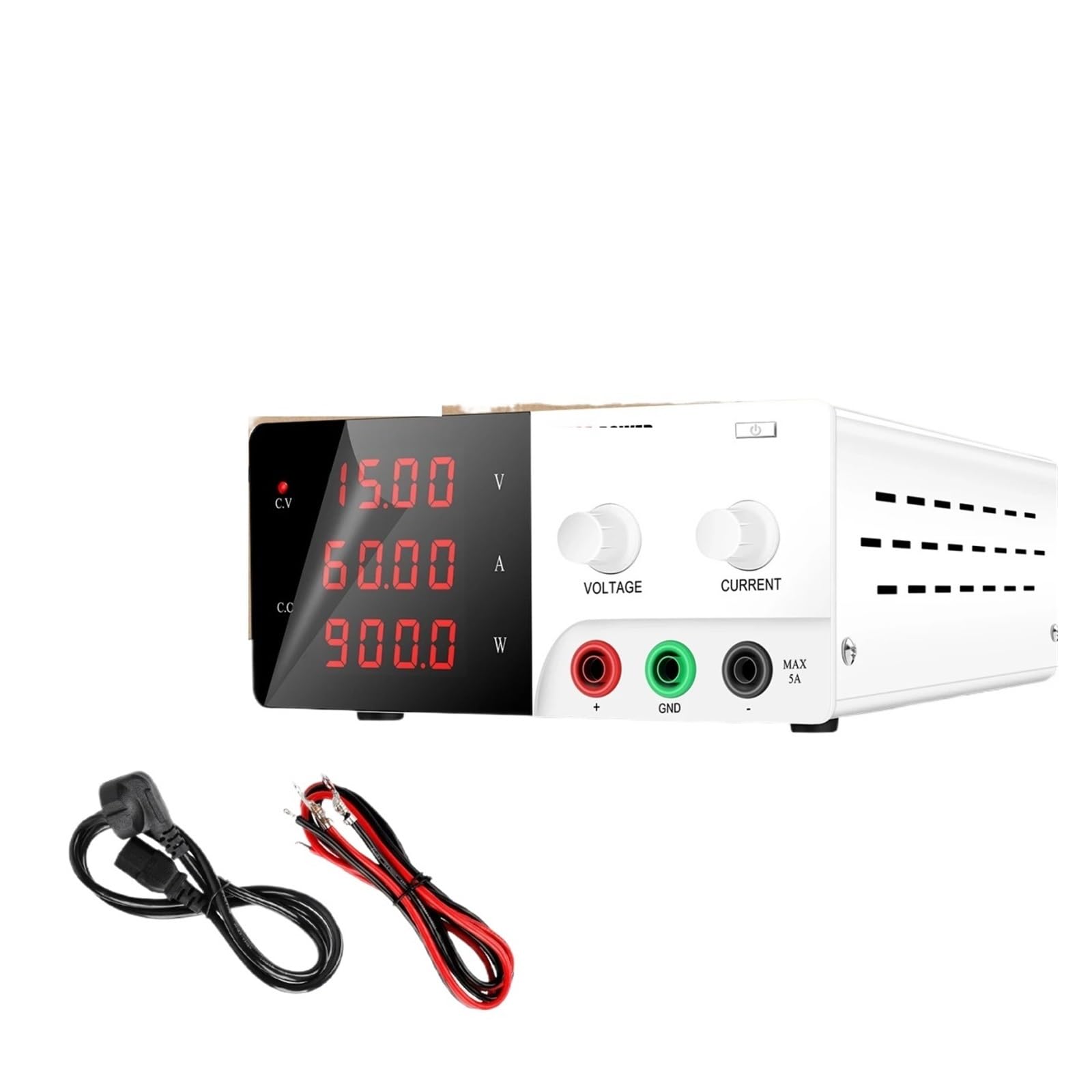 LEOTNNDQ DC Power Supply 100V 5A 15V 30A 60A 30V 20A(AN-15V60A White)