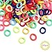 Produktbild 200 Stücke Bunte Elastische Haargummis für Mädchen Mini Weiche Kinder Kleinkinder Baby Haarbänder Pferdeschwanz Inhaber Haar Styling Zubehör