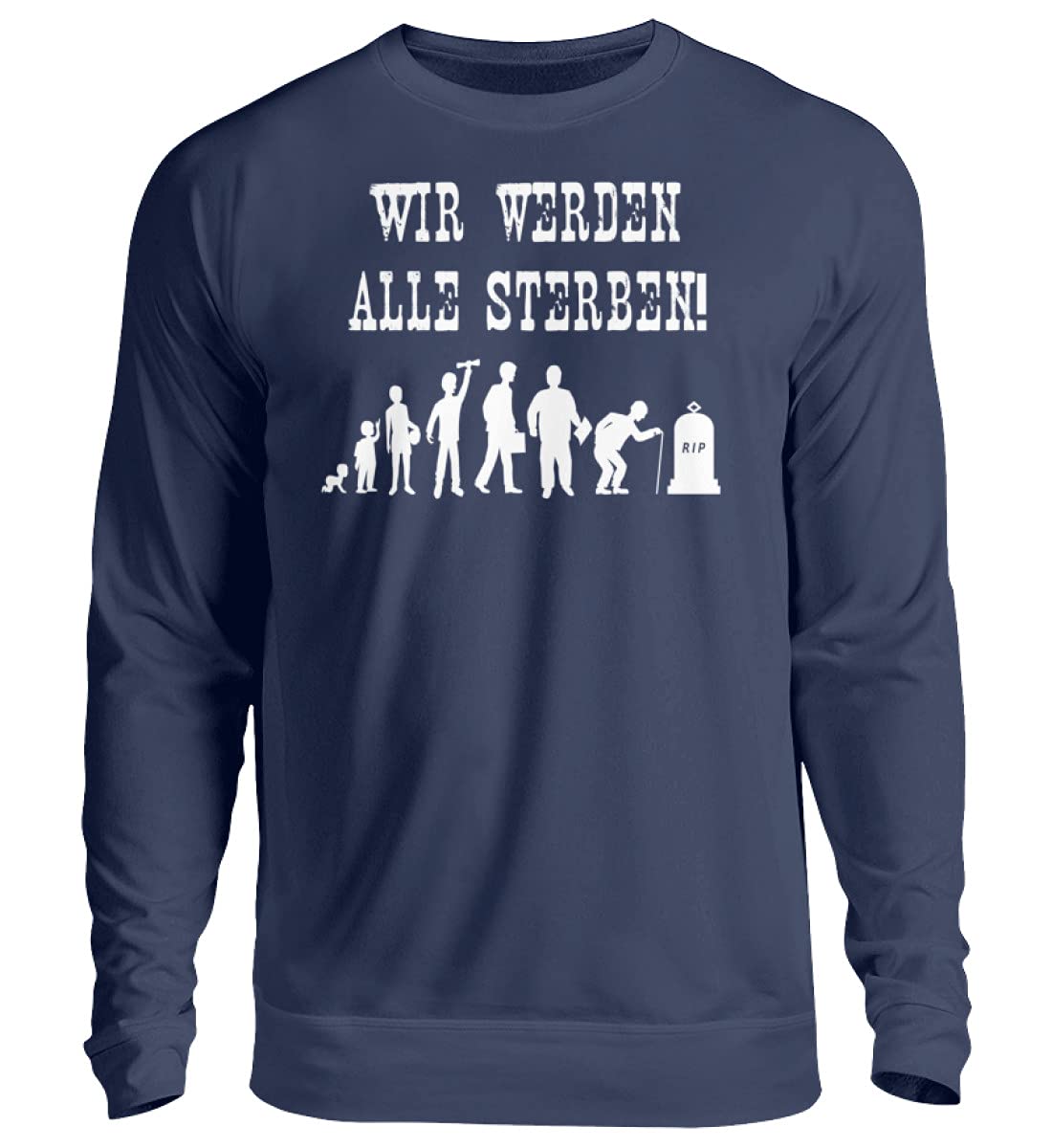 Pull unisex Generisch au design imprimé original en coton et polyester
