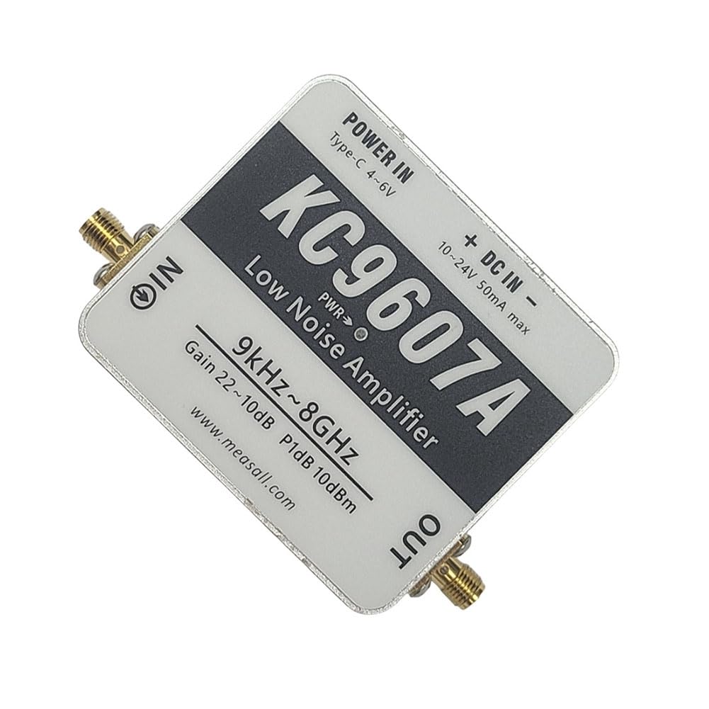 Module Amplificateur à Faible Bruit Large Bande Ultra-Basse Fréquence KC9607A 1kHz-8GHz 20dB de Gain Sonde de Champ Proche