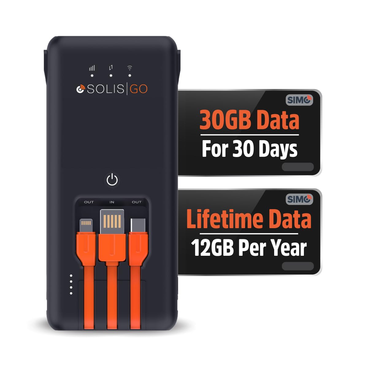 Solis Go Mobile WiFi Hotspot and Powerbank