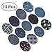 Healifty 13Pcs Denim Patches Sewing Repair Patches Jeans Patch Iron on Applique for Clothing Jeans and DIY Repair (Random Colors)