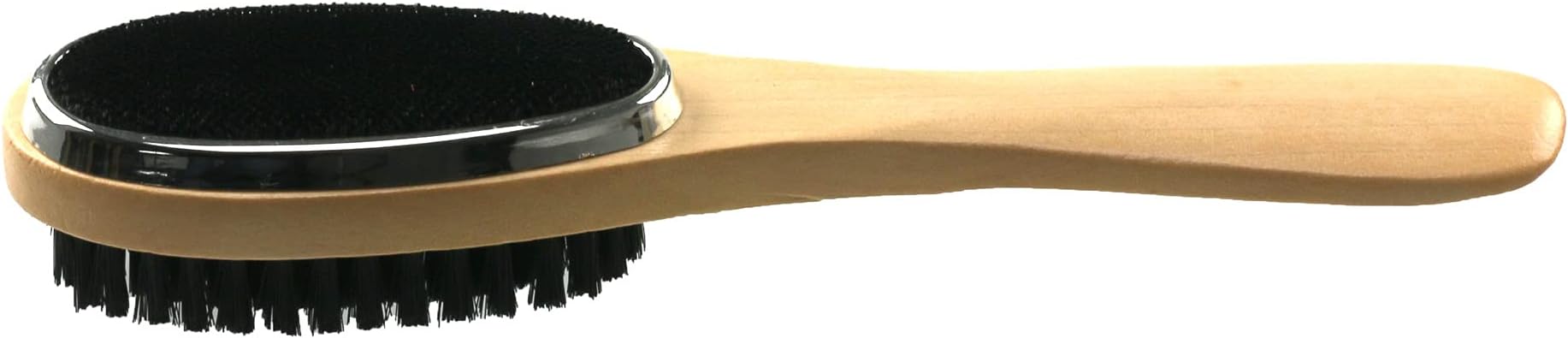 3 in 1 clothes brush, lint brush, and pet hair removal brush, with wooden shoe horn handle