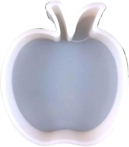 Teacher Apple - Molde de silicona | Tamaño 3.7 pulgadas de ancho x 4 pulgadas de largo x 0.8 pulgadas de profundidad | Diseño de manzana para