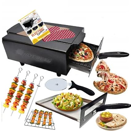 Hot Berg 2000 W Steel Element Electric Tandoor Combo for Heating (Big 2X-Large, Black)