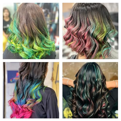 Image of Streax Professional Hold and Play Funky Colours, Hair Color, 100g - Groovry Pink