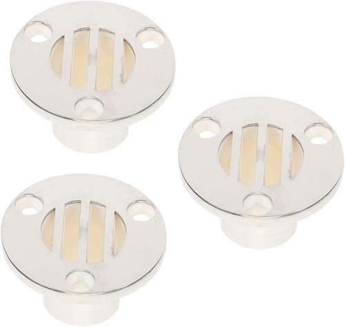 Miniatura 1 de BESPORTBLE 3 piezas de drenaje de cubierta marina Suministros de drenaje de cubierta Parte marina tapón de drenaje de barco de pesca Drenaje de