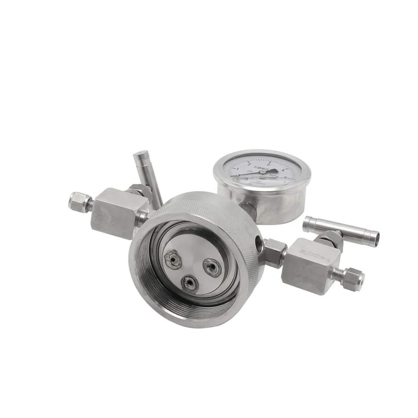 Autoklavreaktor for die hydrothermale Synthese mit PTFE-Auskleidung und Druckmesser – Laborausrüstung for Gasreaktionen(100mL)