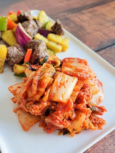 Image of Seoulmate Napa Cabbage Kimchi, 3.5 lb, Crunchy Fermented Korean Kimchi, Bold & Umami-Rich, Small-Batch Handcrafted in Dallas, Perfect for Rice Bowls, Tacos, Eggs & BBQ