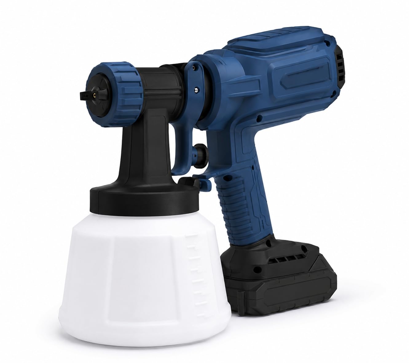 Pistola pulverizadora para pintura inalámbrica con batería, pintura eléctrica portátil con depósito extraíble, pulverizador para muebles, puertas, vallas y proyectos de bricolaje