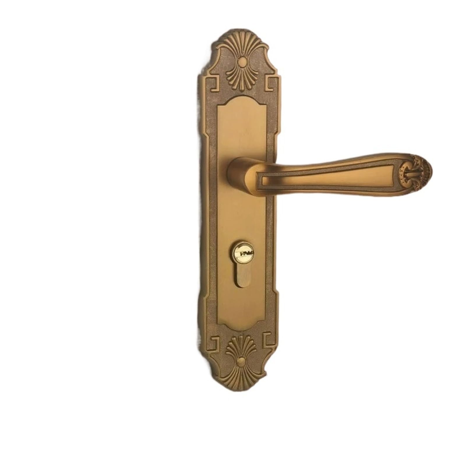 Solid wood door lock for indoor magnetic/silent brass handle(Magnetic lock)