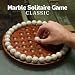 Jackaroo World Marble Solitaire Game – Solitaire Marble Game with 36 Beautiful Confetti Marbles – Brainvita Marble Game – Deluxe Large Wooden Peg Solitaire Game – Marble Strategy Game for Adults