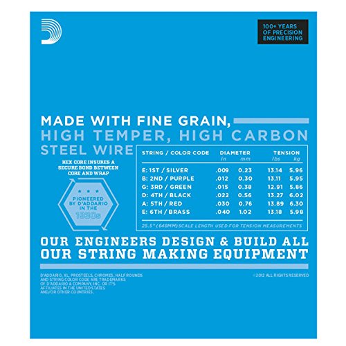 D'Addario EXL120BT Nikkel Winding snarenset voor elektrische gitaar, Uitgebalanceerde spanning, Super Dun, 09-40 - Image 5