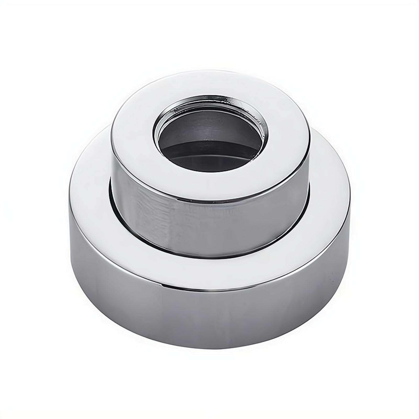 Adjustable Shower Head Decorative Cover, Copper Retractable Thickened Escutcheon Plate 23mm to 40mm Height Range, for Remodeling Plumbing Hardware Decorative Wall Fixture