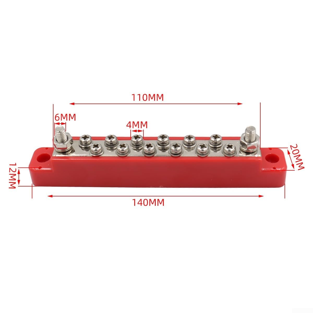 Barra Colectora Cobre 150A 14 Vías para RV Barco(A)