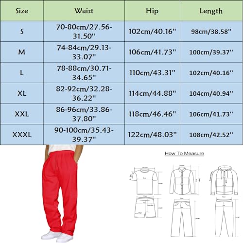 Mens Pants R宽松elaxed Fit Mens Hip Hop Pants Casual Solid Color Track Cuff Lace Up Workout Pant with Pocket Casual3