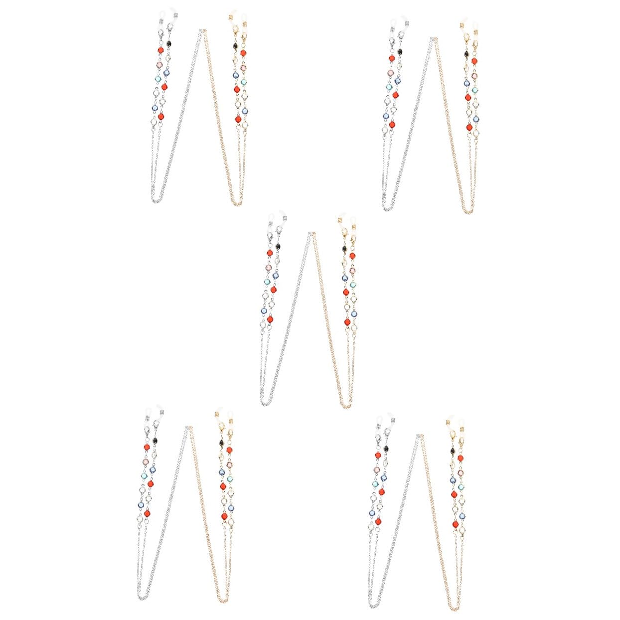 Beaupretty Gafas De Cuerda Cable Cadena De Anteojos Accesorios Moda Cordones De Anteojos Para Mujer Soportes Para Anteojos Alrededor Del Cuello Gel De Sílice