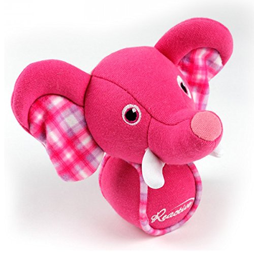 All For Paws 3959 Brinquedo Pelúcia para Cachorro Elephant Reactive, Rosa, 18 x 17 x 12cm