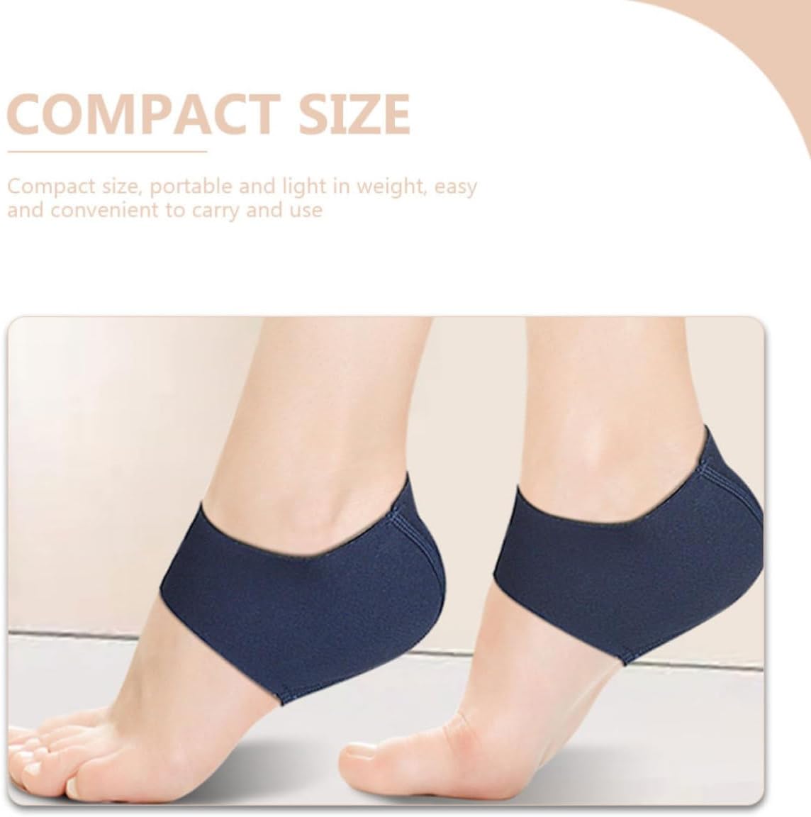 2 Pairs 2 Pairs of Reusable Elastic Fabric Heel Protectors