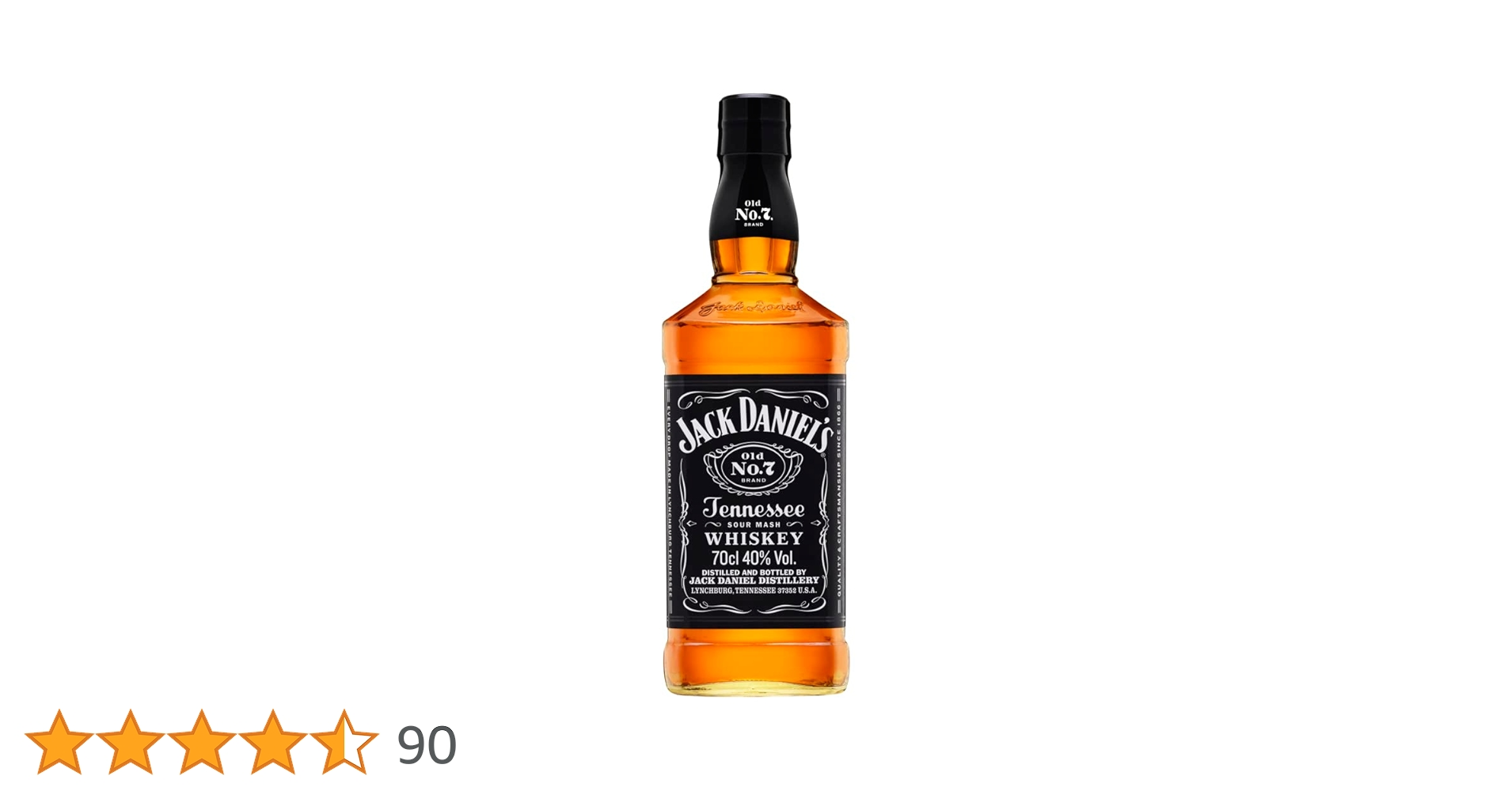 Jack Daniel's Old No.7 Tennessee Whiskey, 700 ml : Amazon.com.au