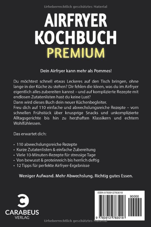 Airfryer Kochbuch Premium: Heißluftfritteuse Rezeptbuch XXL – Schnell, einfach & vielfältig – Rezepte, die du wirklich kochen willst | Mit hochwertigen Farbfotos (German Edition) image 3