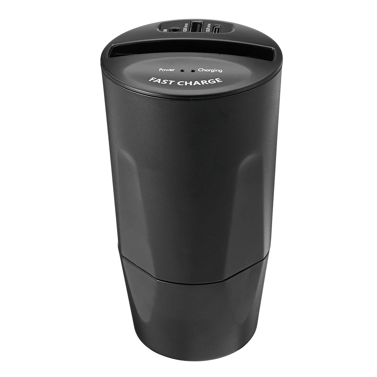 YONGYAO Chargeur de Voiture Rapide sans Fil Qi avec Sortie USB Type C