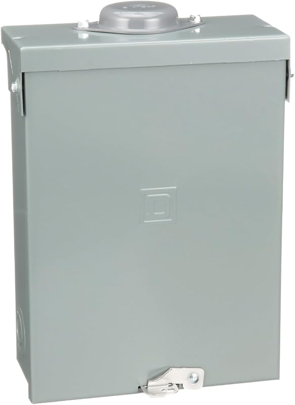 Square D - QO612L100RBCP QO 100 Amp 6-Space 12-Circuit Outdoor Main Lugs Load Center with Cover