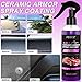 4 in 1 High Protection Ceramic Coating Spary for Cars, Ceramic Coating Fortify Quick Coat Car Wax Polish Spray Waterless Wash & Wax Hydrophobic Top Coat Polish & Polymer Paint Sealant Detail Protection, 100ml