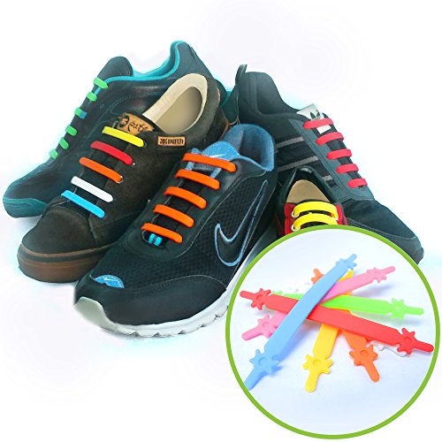 rainbow elastic laces