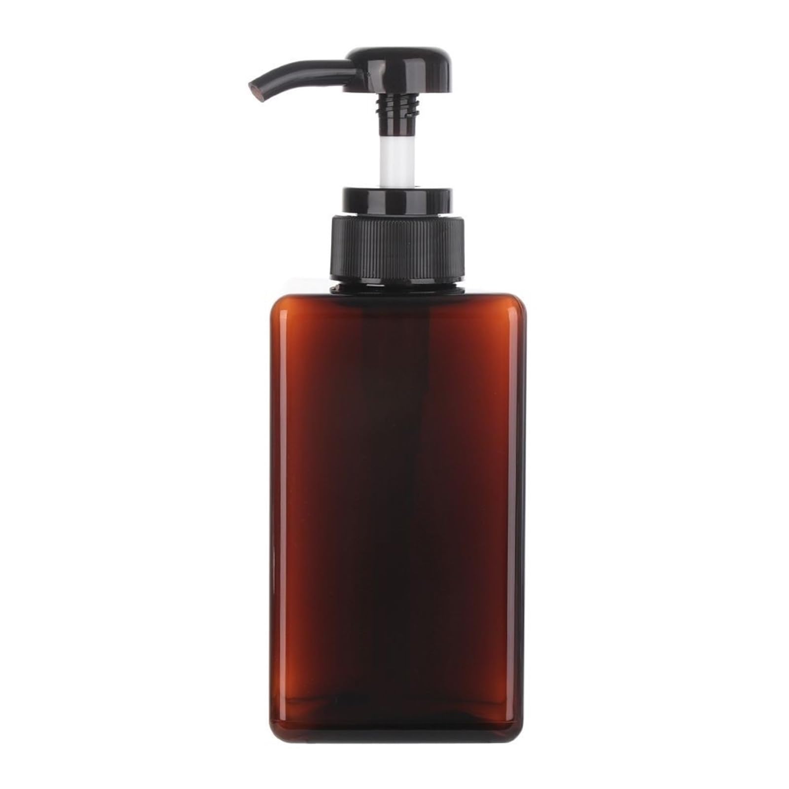 SKPVPOKOYL Square Pump Bottlesnding Shampoo Lotion Shower Gel Allocator Travel Bottles for Toiletries(Brown,650ml)