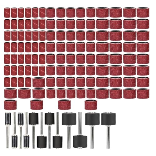 Kit de ponçage 132 pièces pour la restauration de meubles et maquettes
