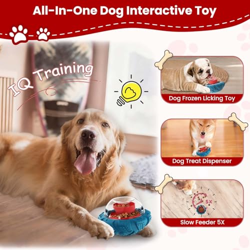 Interactive Dog Puzzle Toy with Treat Dispenser - $6.49 with Code