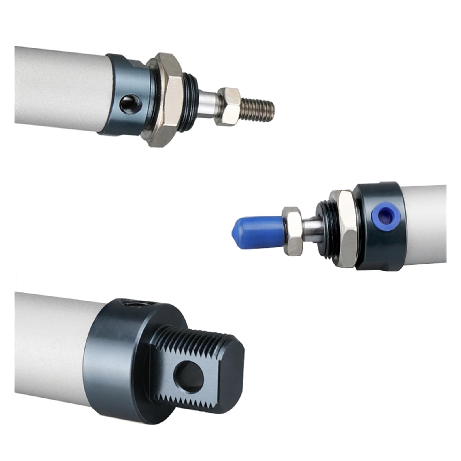 Cilindri pneumatici ad aria Alesaggio 16/20/25/32/40mm Corsa 25/50/75/100/150/200/400/500mm Mini cilindro a leva singola(Stroke 125mm,Bore 20mm)