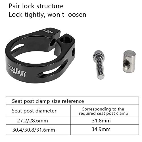 Morsetto per sella per bicicletta, 34,9 mm, per bicicletta, 34,9 mm