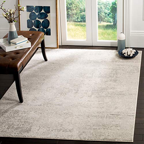 Tapete decorativo rectangular SAFAVIEH 2'6" x 4' beige y crema