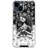 Skinit Clear Phone Case Compatible with iPhone 15 - Officially Licensed Disney The Nightmare Before Christmas Sally Art Design