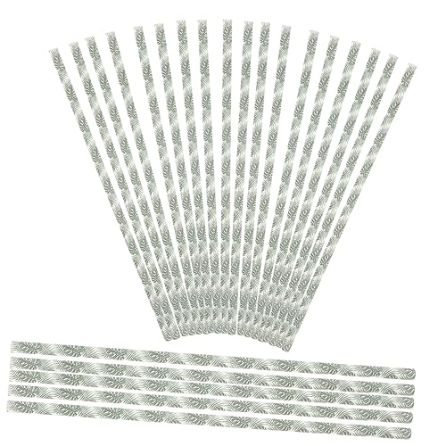 KOMBIUDA 100 piezas Tropicales Monstera para Fiestas de Verano y Playa Accesorios Coloridos para Bebidas Celebraciones
