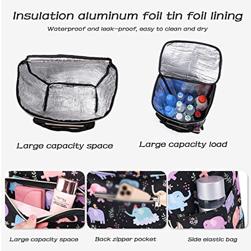 YBYWL Faltbarer Einkaufstrolley, mit 6 Räder Stabil und Robust Leichter Einkaufswagen Großer Transportwagen Aluminium… – Bild 3