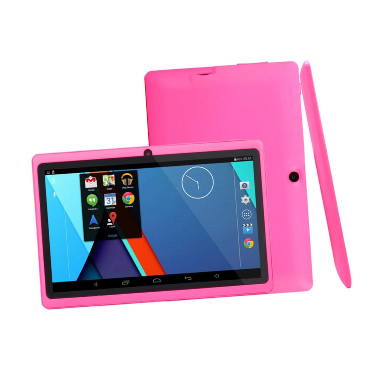 Hemobllo Tablet Educativo per Bambini da 7 Pollici con 8gb Memoria, 512m Ram, Plastica Resistente, Batteria 2100mah, per Studio e Gioco