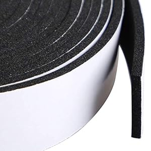 Mxcell Hochdichtes CR Neopren Schaumstoffband 2,5x0,3x5,3m