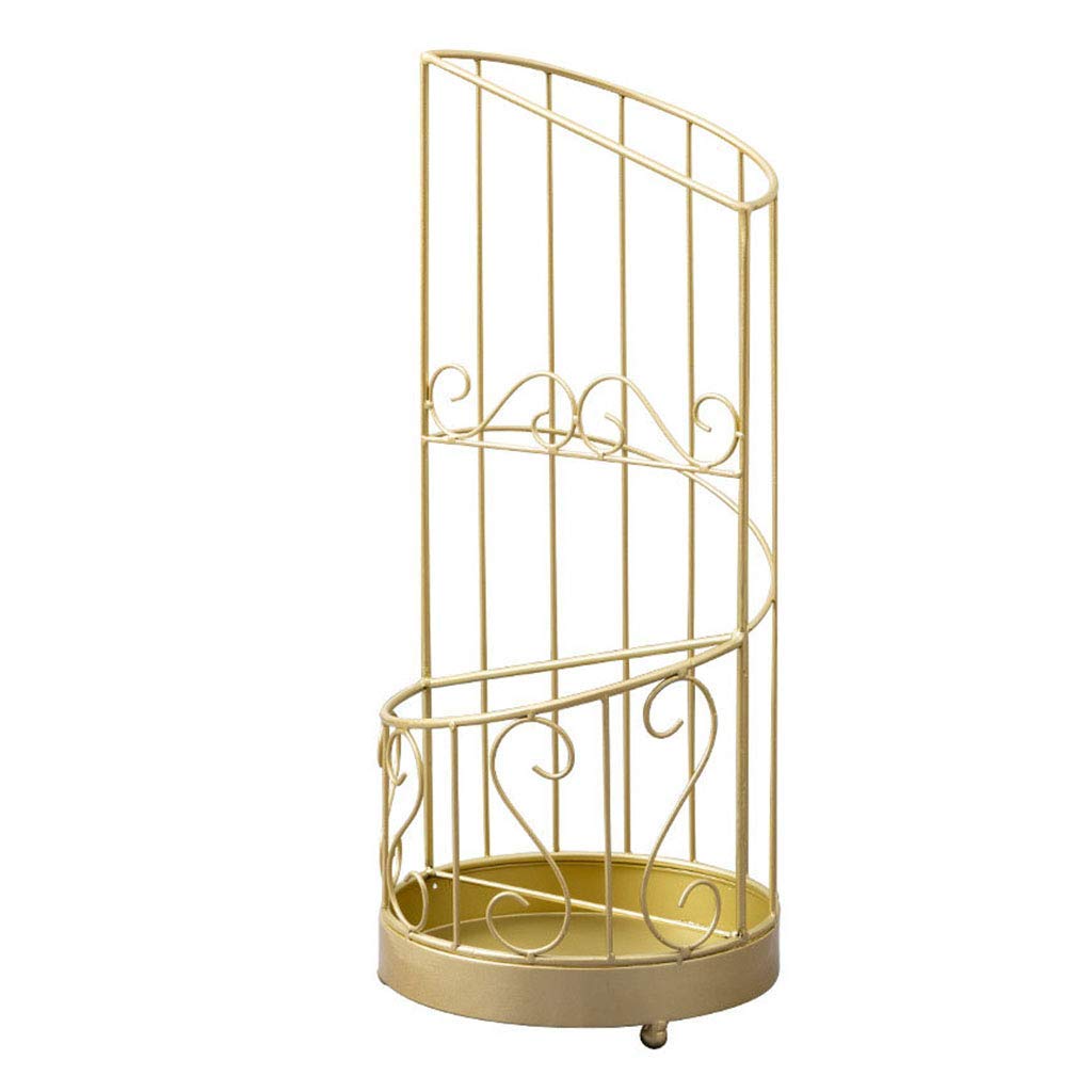 Porte-parapluie moderne en fer forgé avec finitions soignées