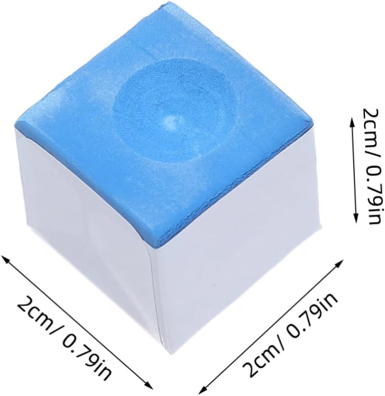 YARNOW 12Pcs Billiard Chalk Cubes Professional Grade Pool Cue Accessories for Enhanced Shot Control Precision for Home Club Use Durable Reliable Billiards Supplies