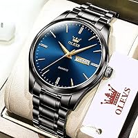 OLEVS Herrenuhren Skelettuhr Quarz Rennwagenrad Edelstahl Casual Sports Wasserdicht Leuchtend Herrenarmbanduhren – Ansicht 2
