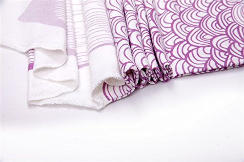 image for Mrotrida Newborn Swaddle Blanket Cute Baby Onesies Long Sleeves Mermai