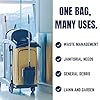Plasticplace 20-30 Gallon Trash Bags 1.2 Mil Black Garbage Can Liners 30 x 36 (125 Count)