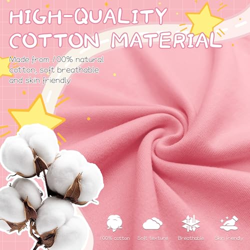 4 Piece Girls' 100% Cotton Snug Fit Pajamas Set Pullover Kids Pjs Soft Sleepwear 2T-12 Years2