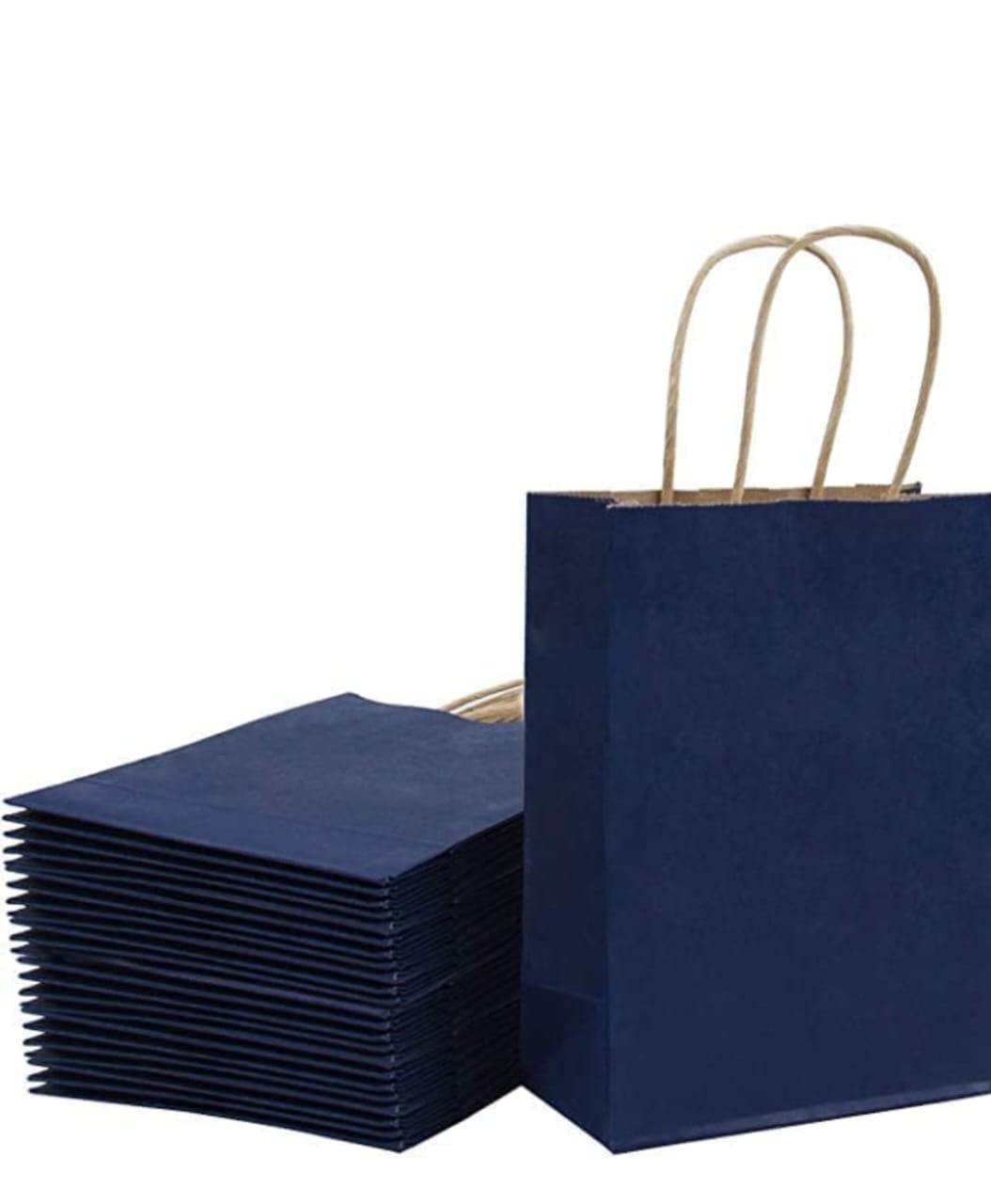 PRB Bags presents a styish navy blue paper bag, bag size,(16 * 12 * 5 inches) (pack of 40 pcs) | paper bag | navy blue | blue bag| blue paper bag| blue paper gift bag| (B0BS6VRSPQ) Amazon Price History, Amazon Price Tracker
