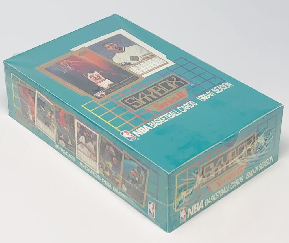 Amazon.com: 1990-91 Skybox Series 2 Basketball Box : Toys