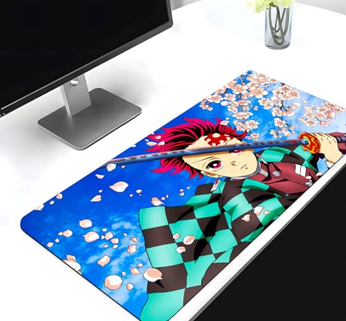 Image of Extra Large Non-Slip Gaming Mouse Pad (23x11.5 in) - Extended Desktop Mat for Computer Keyboard and Mouse (24-KEYPAD)